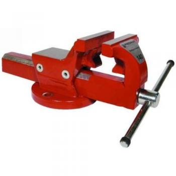 Promat Schraubstock, Backenbreite 120mm, Spannweite 150mm, mit Rohrspannbacken und Parallelverstellung