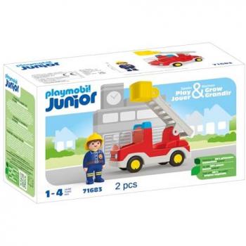 Playmobil Junior: Fire Truck Ladder Unit 71683