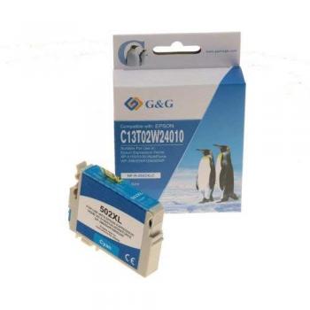 Cartucho de Tinta Cian G&G para Epson 502XL