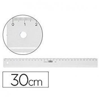 Lineal Transparente 30 cm