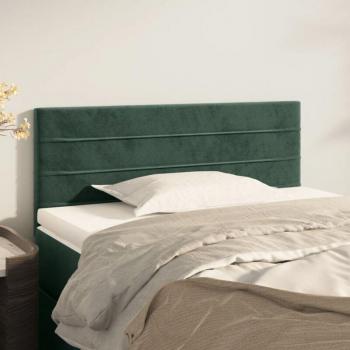 Testiera Elegante Verde Scuro 80x5x78/88 cm in Velluto