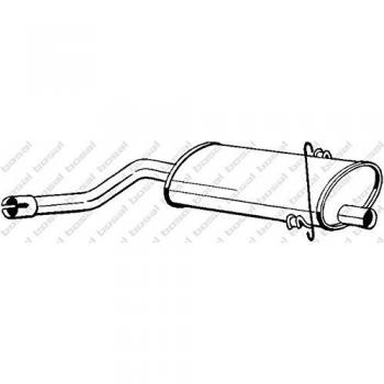 Bosal 215-761 Midline Silencer