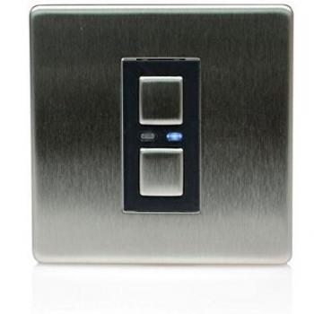 LightWave LW450SS 2‑Way Slave Dimmer – 250W, 240V, Stainless Steel, One‑Gang