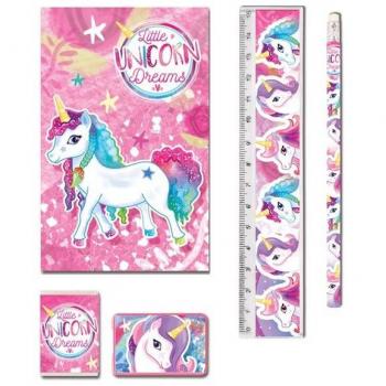 Unicorn Writing Supplies Set 5pc