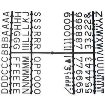 1/2 White Character Set (660 Characters)