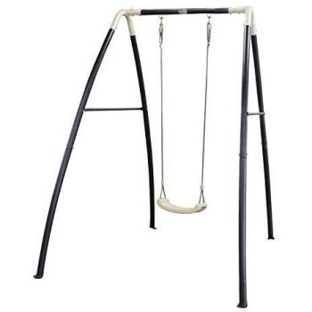 Schwarze AXI Schaukel – Maße: 217 H × 140 W × 210 D cm