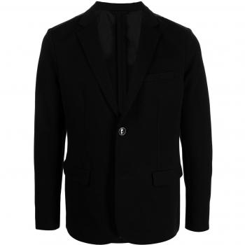 Emporio Armani Men's Black Single-Breasted Jacket | Size 50 | 8N1G811JEZZ0999