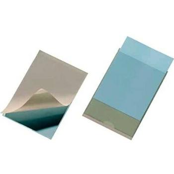 Durable POCKETFIX Self-Adhesive Pockets, 105x74 mm, Transparent, Pack of 10