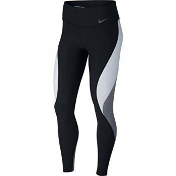Nike Women's Power Legend Tights in Black/Pure Platinum/Cool Grey/Cool Grey, Small