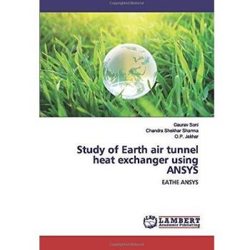 Study of Earth air tunnel heat exchanger using ANSYS