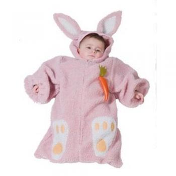 Kostüm Häschen mit Fußsack – Baby-Faschingskostüm