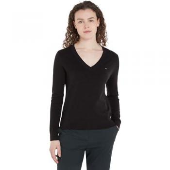 Tessuto Nero Tommy Hilfiger Pullover