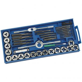 Juego de Machos y Terrajas de 40 Piezas Mannesmann