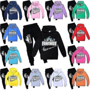 Set Tenue Sport Fortnite pour Garçons 130 cm 7‑8 ans – Sweat à Capuche + Pantalon