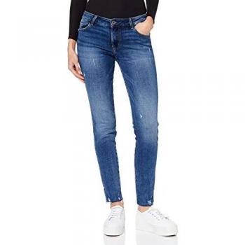 Guess Ultra Curve Split Jeans Skinny, Blu (Richness RICN), 46 (Taglia Produttore:32) Donna