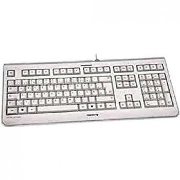 Teclado Cherry JK-1068ES-0 Blanco Gris Qwerty Español