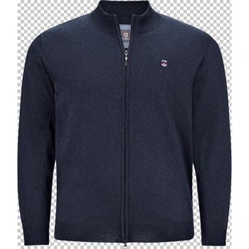 Strickjacke met Vest – AGNER Donkerblauw