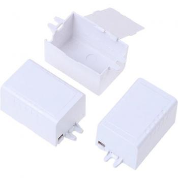 Plastic Waterproof Connector Junction Box 1pc-10pcs Black 65x38x22mm