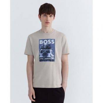 BOSS T-Shirt Modell Mextour in Light Beige