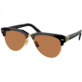 Miu Miu MU09ZS 1AB2Z1 Pilot Nero Sunglasses