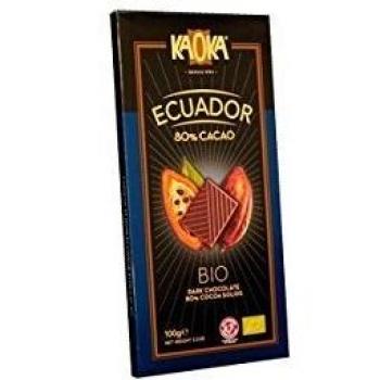 Kaoka 80% Chocolat Noir Équateur 100g