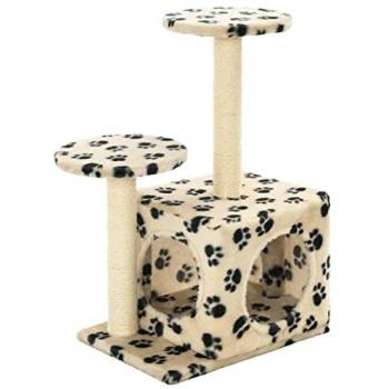 GriffonBeige 60 cm – Arbre griffoir & nichoir pour chat