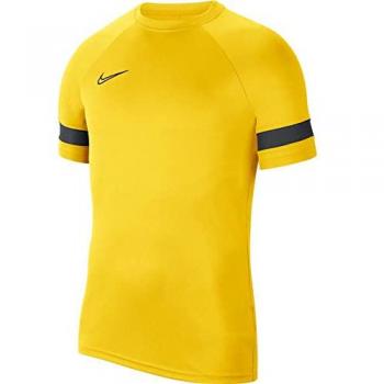 Nike Dri-FIT Academy Herren Kurzarm-Shirt Gelb Schwarz S