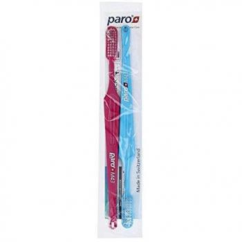 Paro M43 Dual-Zahnbürsten-Set Medium 2‑Pack