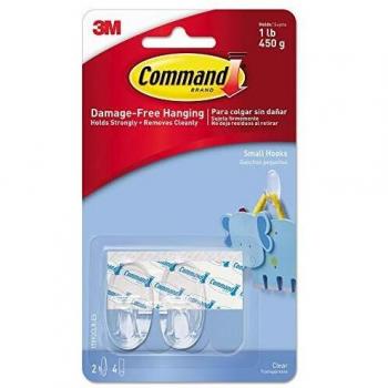 Command 3M Oval Hooks Clear | 3M17092clr