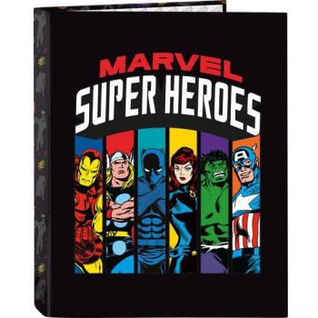 Carpeta Folio 4 Anillas Mixtas Avengers Super Heroes Safta 512379067