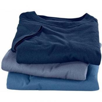 HIS Herren T-Shirt (3‑er Pack) – 100 % Baumwolle, Unterziehshirt