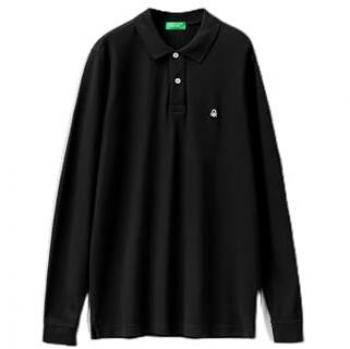 United Colors of Benetton Langarm-Poloshirt, mit