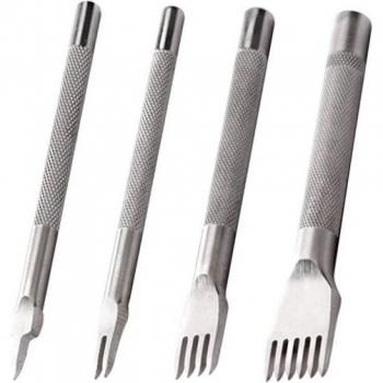 Kit d'outils de couture en cuir 1/2/4/6 dents