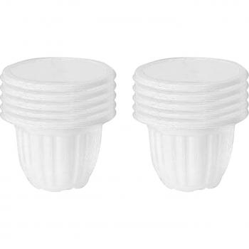 Mini Round Plastic Pots for Succulents