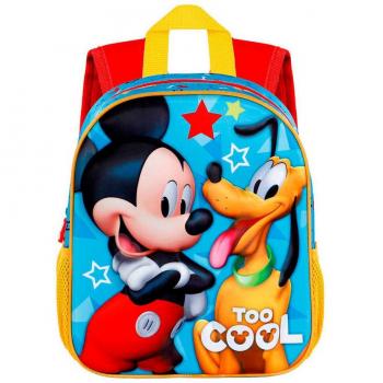 Mochila 3D Pluto & Mickey Disney 31cm