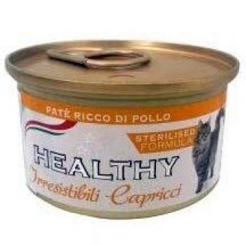 Cat Irresist Capricci Paté para Gato Esterilizado Pollo 85g (24 unidades)