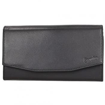 Esquire New Silk Women's Wallet Leather 18 cm Black