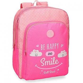 Mochila Práctica 42cm 2 Compartimentos Happy