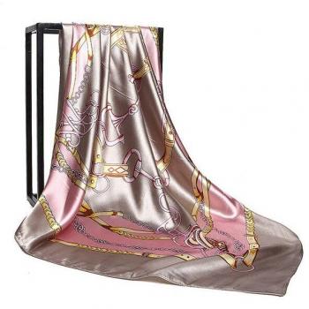 90cm x 90cm Women's Euro Brand Silk Scarf