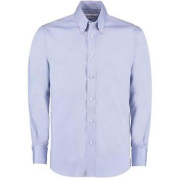 Kustom Kit Herren Weißes Oxford Hemd 14in