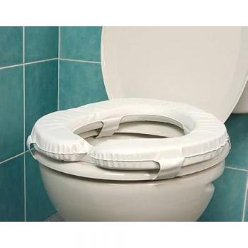 Copriwater Morbido Imbottito Impermeabile 33x39x5 cm