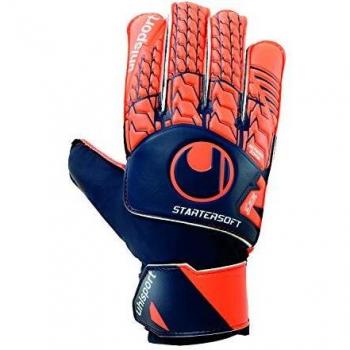 Marine Fluo Rot Kinder-Torhüter Handschuhe