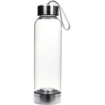 PureFlow 550 ml Dual‑Compartment Glass/Steel Insulated Sports Mug