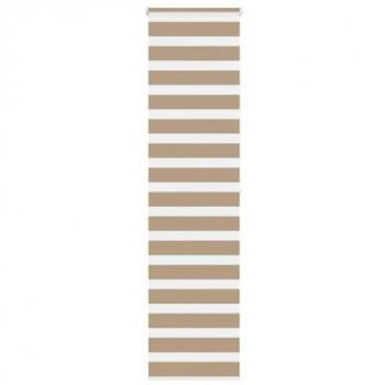 Zebrarollentuch Sandbraun 60 × 200 cm – 55,9 cm breit, Polyester