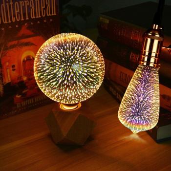 Fuegos de Luces: Lámpara Decorativa 3D para el Hogar