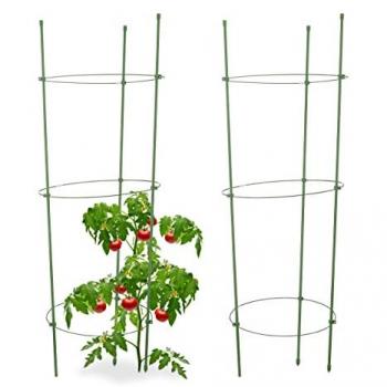 Obeliscos Huerto Verde – 8 Soportes Ajustables 76cm