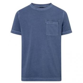 Joop Jeans T-Shirt Caspar mit Brusttasche, leicht verwaschene Optik, Größe XXXL