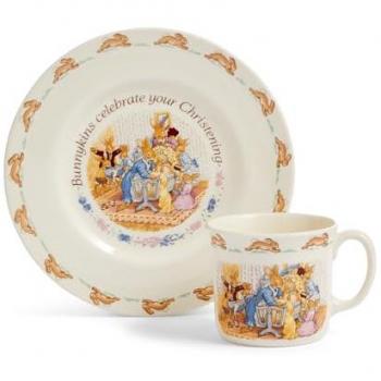 Royal Doulton Bunnykins Christening Pair: Plate & Mug