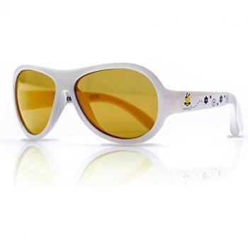 Baby-Style Sonnenbrille Shadez SHZ 26 Busy Bee (weiß) – 0–3 Jahre