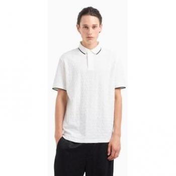 Polos Uomo Armani Exchange Maniche Corti Off White XL